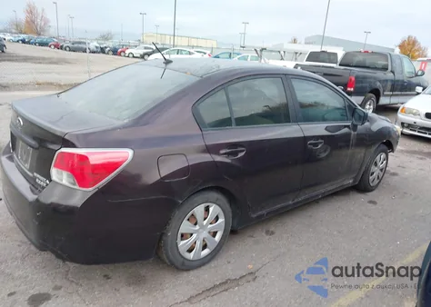 2013 Subaru Impreza 2.0I z USA, uszkodzony, nr VIN JF1GJAA64DH009866